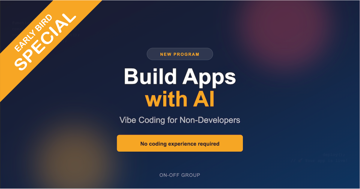 Build Apps with AI: Vibe Coding for Non-Developers — On-Off Group